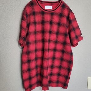 Red and Black Plaid Men's Shirt